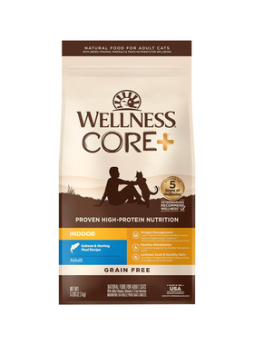 美国直邮 Wellness CORE+ Adult Dry Cat food高蛋白成年猫干猫粮