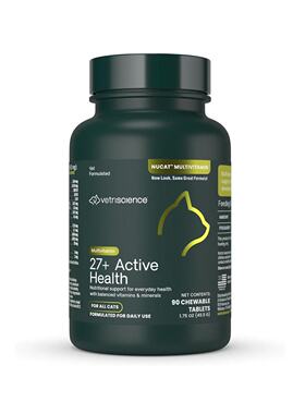美国直邮VetriScience 27+ Active Health猫和幼猫日常多维维生素