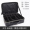 Large Leather Makeup Bag - Black