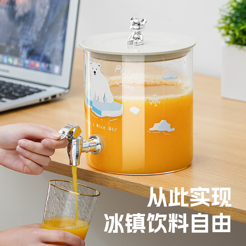 耐高温饮料酒桶sp玻璃