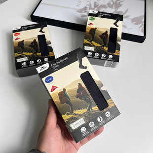 专业级！面料超牛！德单高弹力压缩袜男高筒运动训练户外徒步长袜