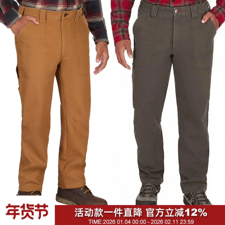 “穿不烂”！重工牛裤！防风保暖耐磨加绒多口袋工装裤户外休闲裤,男装,休闲裤,淘宝优惠券,粉丝福利购,淘宝优惠卷