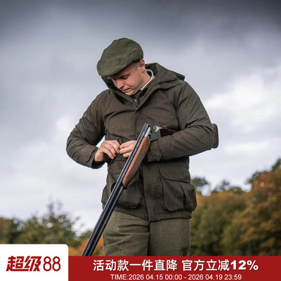北欧高端防水四袋猎装夹克可拆帽