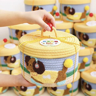 周岁礼盒空盒满月宝宝宴礼物礼品十岁生日回礼结婚伴手礼包装篮子