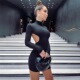 Dresses 半高领露背长袖 Backless夏季 Women 女装 时尚 修身 连衣裙女