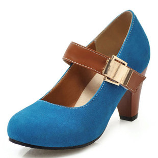 Size 44 Women High Heels Flat Shoes Fashion Ladies Footwear