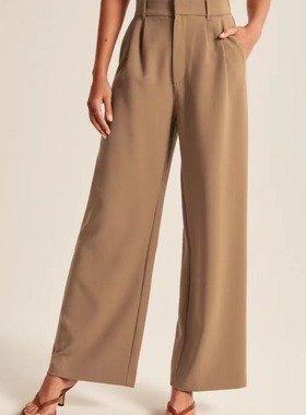 S-5XL Women Long Pant Office Cloth Trouser正装裤西装长款裤子