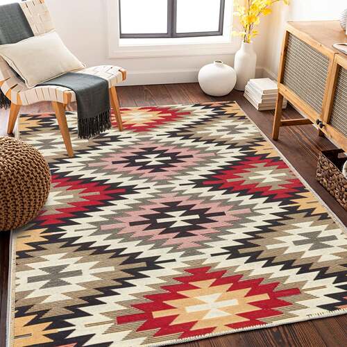Carpet Living Room Rug Mat民族风客厅地毯民宿酒店装饰走廊地毯