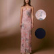 Women 女连衣裙 Print网纱双层印花吊带性感蝴蝶修身 Dresses Sexy