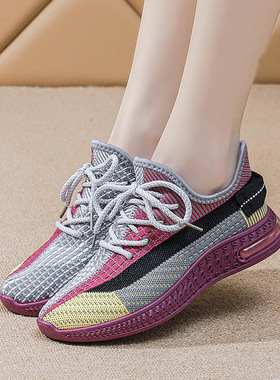 Women Footwear Running Shoes Walking Sneakers透气跑步运动鞋