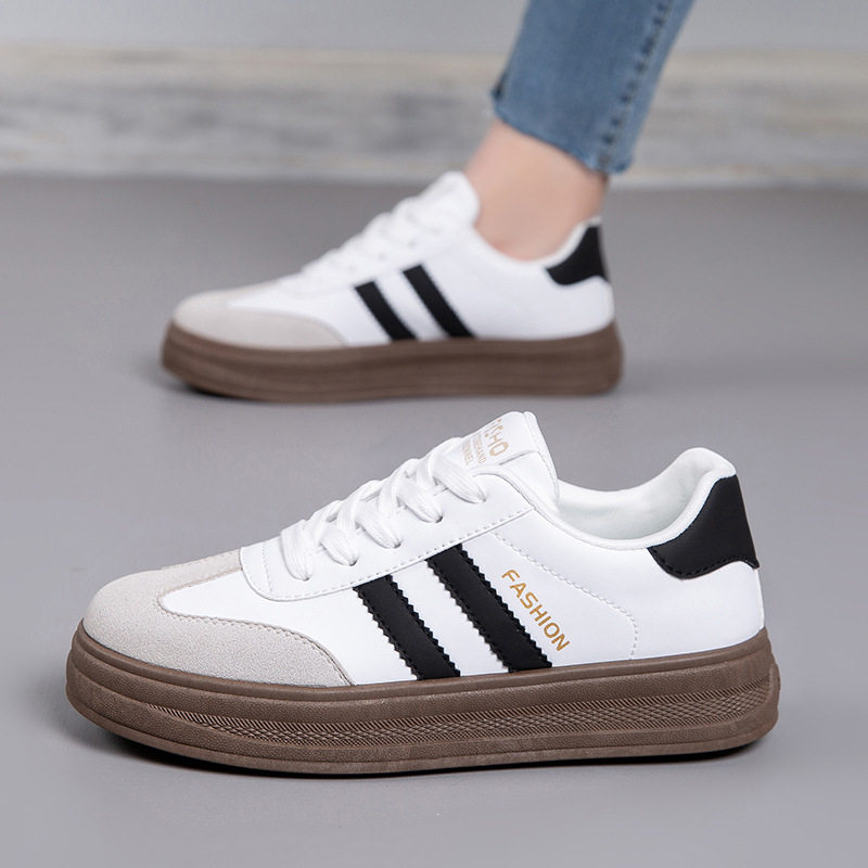 Women Shoes Casual Ladies Footwear Sneaker厚底小白鞋女鞋软底