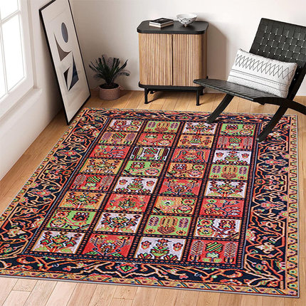 Retro Living Room Carpet Table Tea Mat Home Rugs客厅地垫地毯