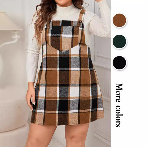 Plus Size Dresses Women Summer Clothes Loose宽松背带连衣裙女
