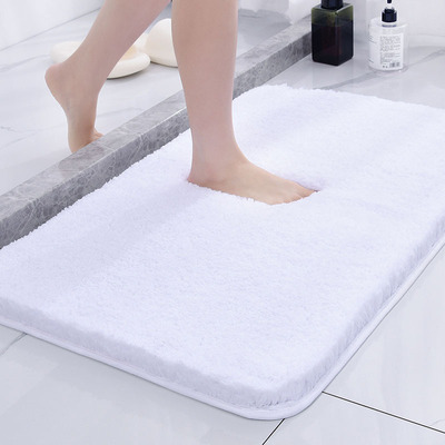 Bathroom Super Thick Fluff Fiber Bath Mat Shower Room Rugs