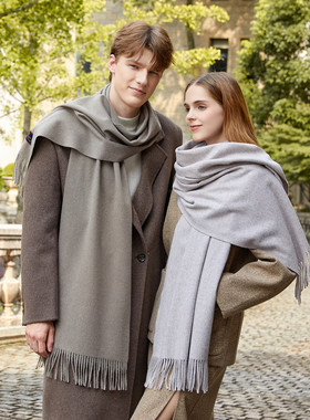 Winter Scarf Women/Men Shawl Cashmere Plaid Scarves Wrap围巾