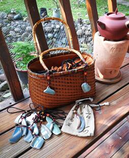 宋金元龙泉青瓷古钧瓷古瓷片挂件包挂  带上逛博物馆 喝茶去