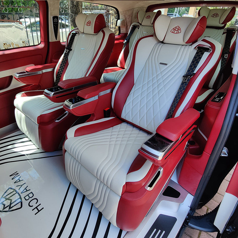 MERCEDES-BENZ VITO AVIATION SEAT V260 AISLE WIDENING MODIFIED SOFA BED BUSINESS CAR INTERIOR VIANO FLOOR