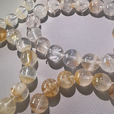 巴西胶花共生兔毛天然水晶凯溪的水晶手链手串近6条 推荐特别水晶