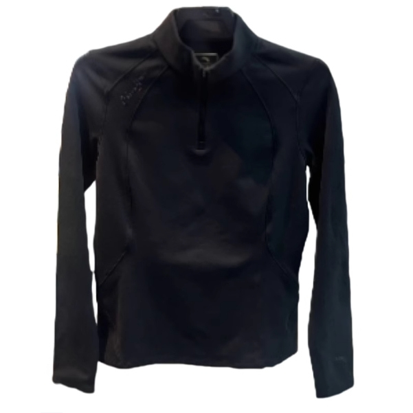 2025春季新款安踏女长袖立领套头衫卫衣运动上衣针织衫162517401