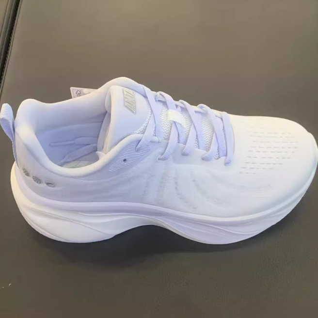 安踏叶子女2025秋季新款轻质厚底软底缓震慢跑鞋运动鞋122535515