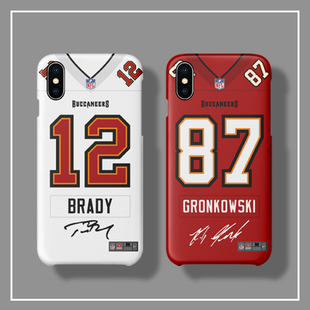 坦帕湾海盗汤姆布雷迪球衣款适用于苹果iPhone15ProMax13XR12Plus14XS小米VIVO华为OPPO手机壳