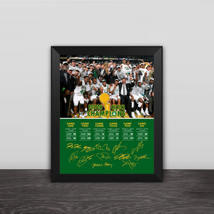 凯尔特人系列照片墙2008年夺冠全家福相框皮尔斯隆多加内特桌摆件