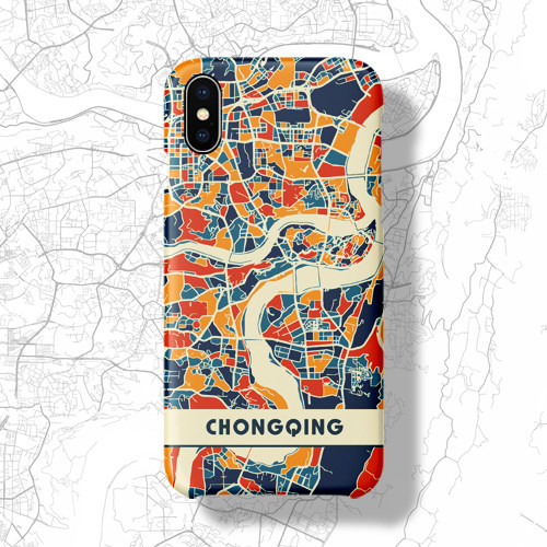 中国城市款成都重庆磨砂适用于iPhone11ProXR6SXsMax78Plus手机壳