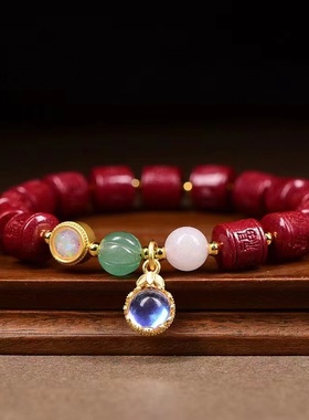 男女朱砂流行福桶珠价实桶福