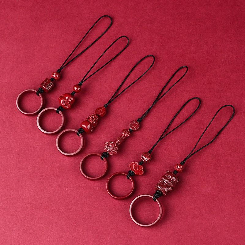 天然紫金砂手机挂绳指环扣汽车钥匙扣挂件复古风包挂饰品保平安,3C数码配件,手机挂件/手机链,淘宝优惠券,粉丝福利购,淘宝优惠卷