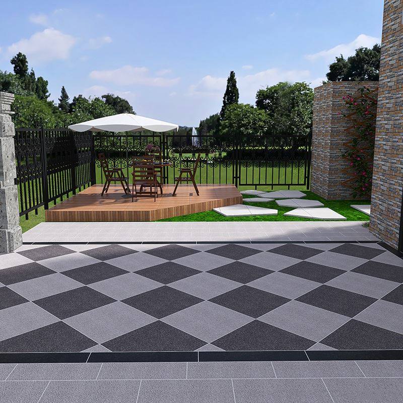 别墅户外砖花园地砖院子拼色瓷砖室外大理石防滑防冻庭院砖地面砖