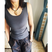 宽肩带不变形 此时@羞花 巨好穿遮腋下肉 背心女吊带打底内搭外穿