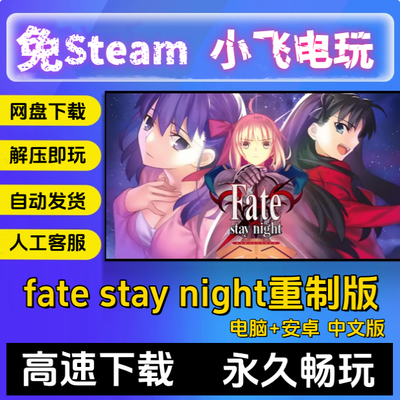 PC单机文字冒险类Fate游戏 FSN+FHA中文版 fate stay night重制版