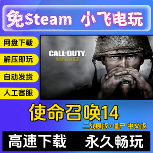 使命召唤14二战中文COD14整合暗影战争全PC电脑单机游戏送僵尸版