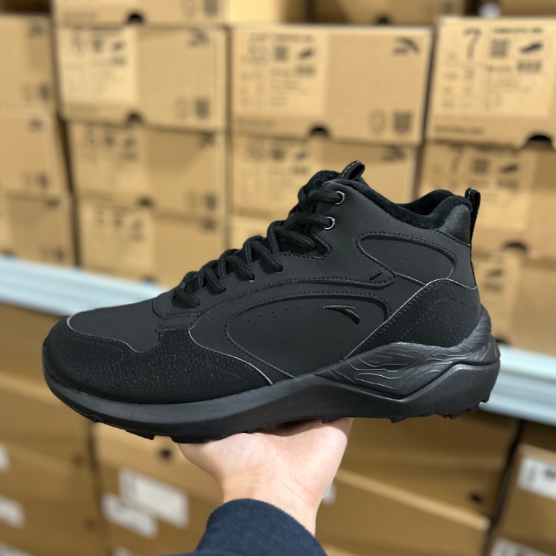 安踏踏洲丨加绒保暖高帮棉鞋男鞋秋冬加厚户外鞋运动鞋912548922