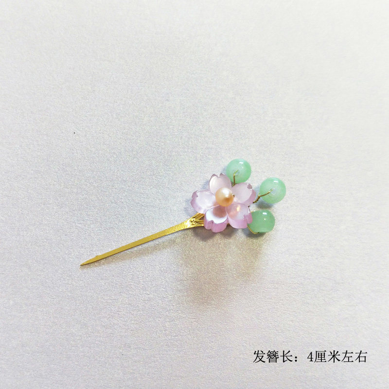 17厘米娃娃古装发簪可爱珠花古娃娃/配件/着替