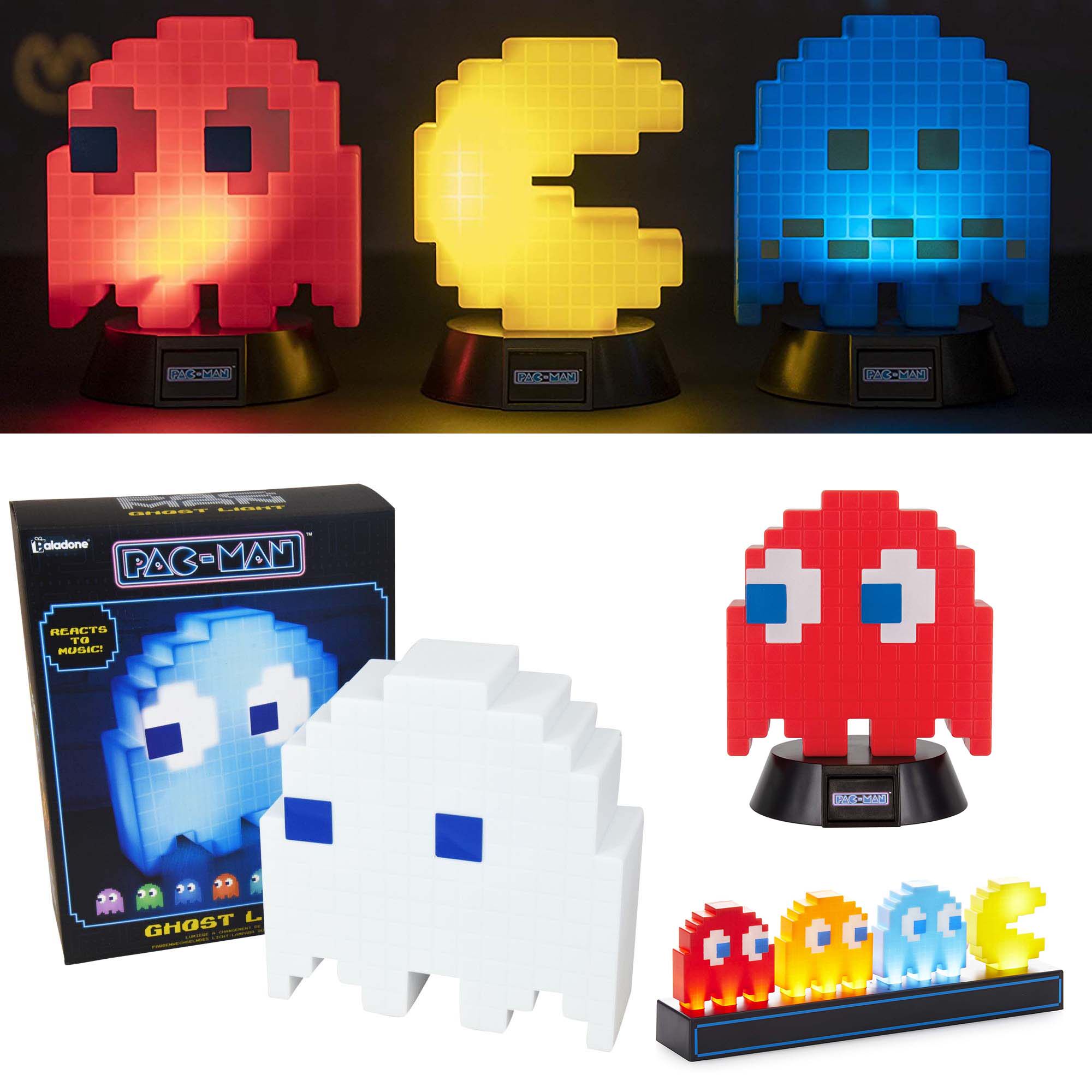 미국에서 구입 PALADONE 팩맨 PAC-MAN 고스트 주변기기 장난감 테이블 램프 야간 조명 장식 램프
