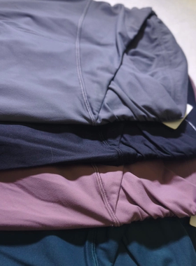 越南工厂尾货高腰磨毛瑜伽裤女提臀紧身裤跑步运动健身裤速干透气