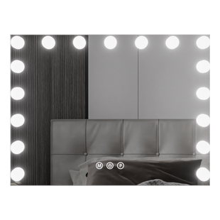 化妆镜带灯大号台式led灯ins网红梳妆镜补光壁挂定制高清智能镜子