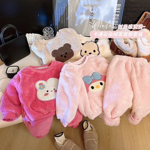 韩韩良品冬季家居服套装