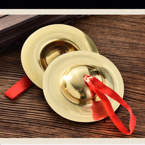 响铜擦大钗乐器水擦纯黄铜铪子引罄合子铜镲铜钹引庆铜磬木鱼档子