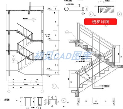 240建筑设计院CAD通用详图节点大样图楼梯地面屋面钢结构施工图素