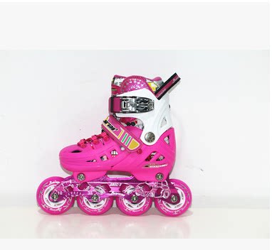 金峰s370儿童平花鞋俱乐部培训专款轮滑鞋可调休闲溜冰鞋花样鞋