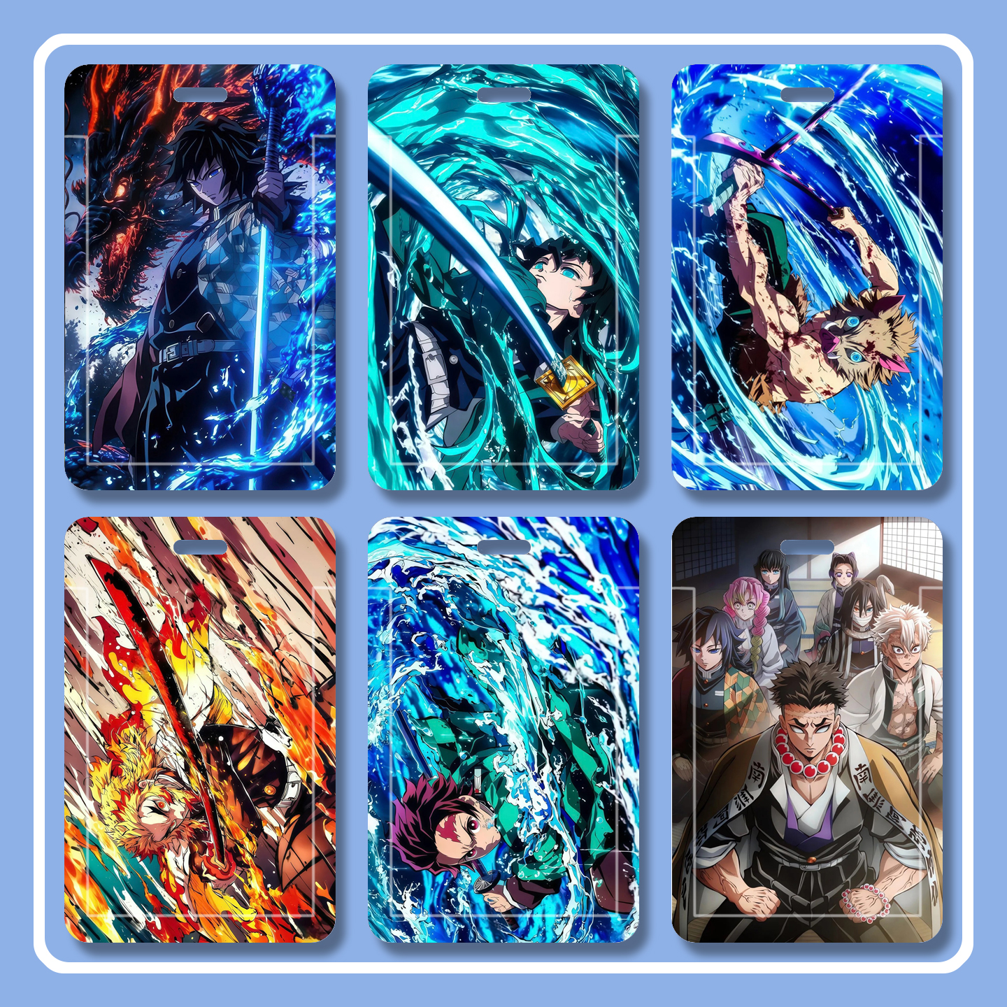 鬼灭之刃卡套动漫周边祢豆子炭治郎学生公交卡饭卡保护套饭卡卡套