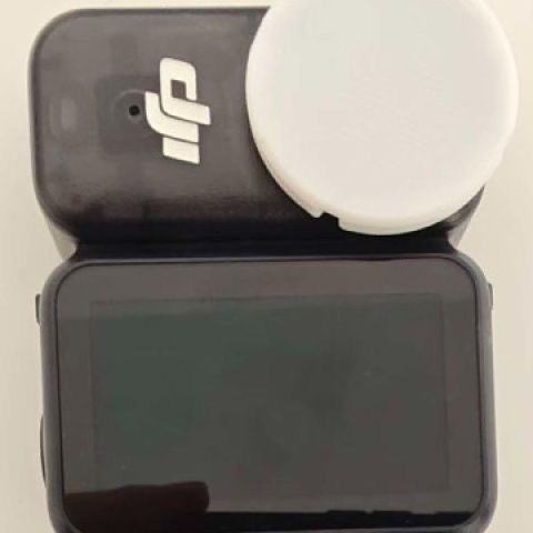 3D打印适用于大疆拇指运动相机DJI OSMO NANO 镜头盖