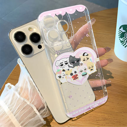 enhypen可爱动物塑金善禹朴成训手机壳适用于iPhone苹果17小米oppo华为vivo红米荣耀