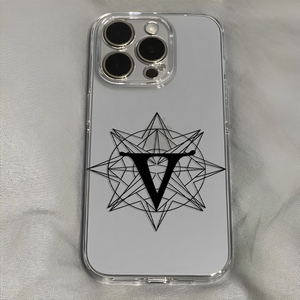 周震南八芒星简笔画涂鸦手机壳适用于iPhone苹果17小米17opporeno15华为vivo红米荣耀