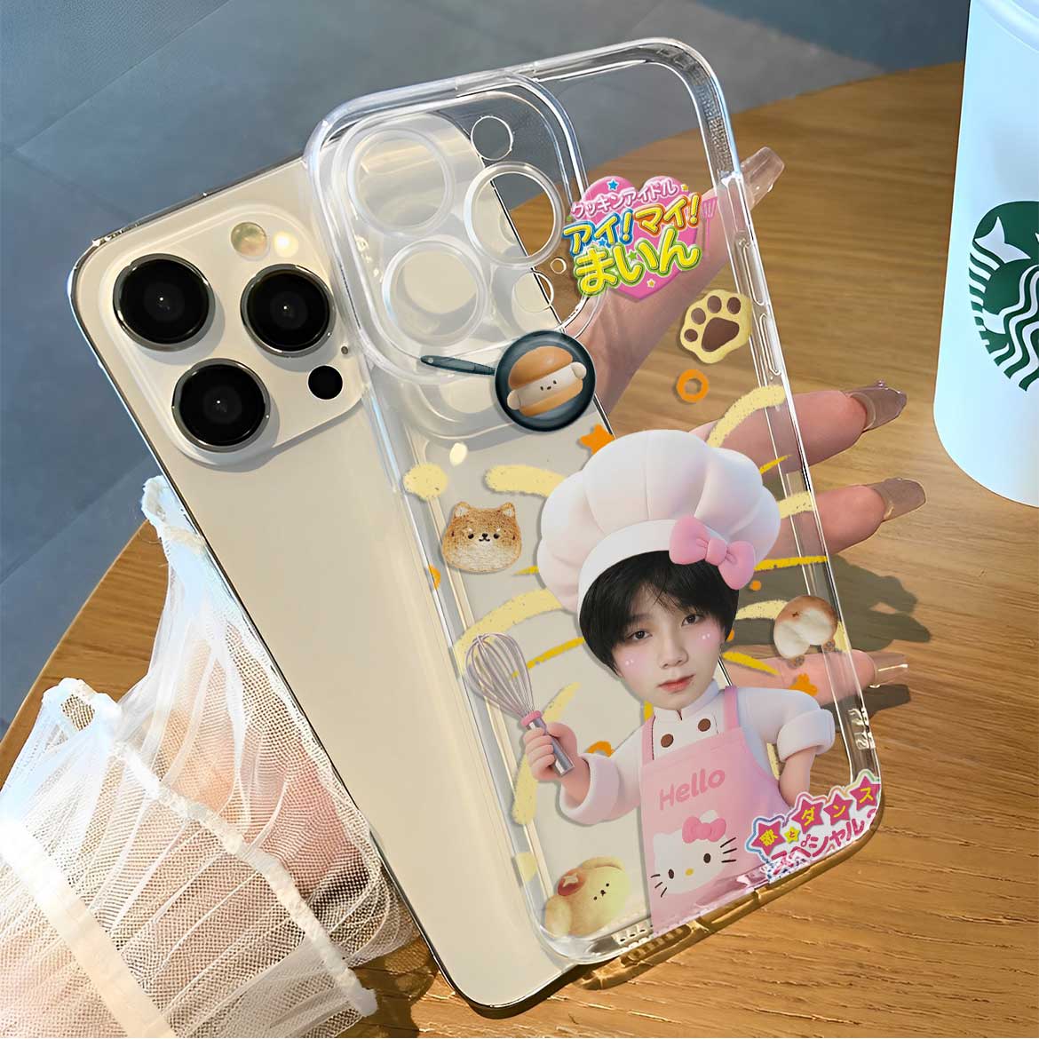 王橹杰kt美味厨神可爱涂鸦小众手机壳适用于iPhone苹果17小米17oppo华为vivo红米荣耀