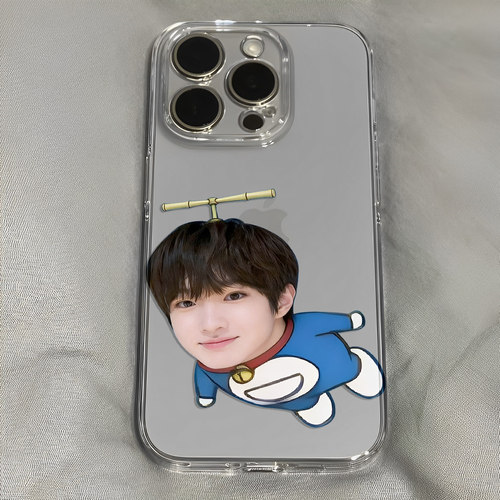 sakuya哆啦A梦小飞人可爱趣味手机壳适用于iPhone苹果17小米17opporeno15华为vivo红米荣耀