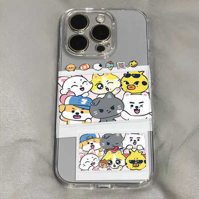 enhypen可爱动物塑拍立得卡通手机壳适用于iPhone苹果17小米17opporeno15华为vivo红米荣耀
