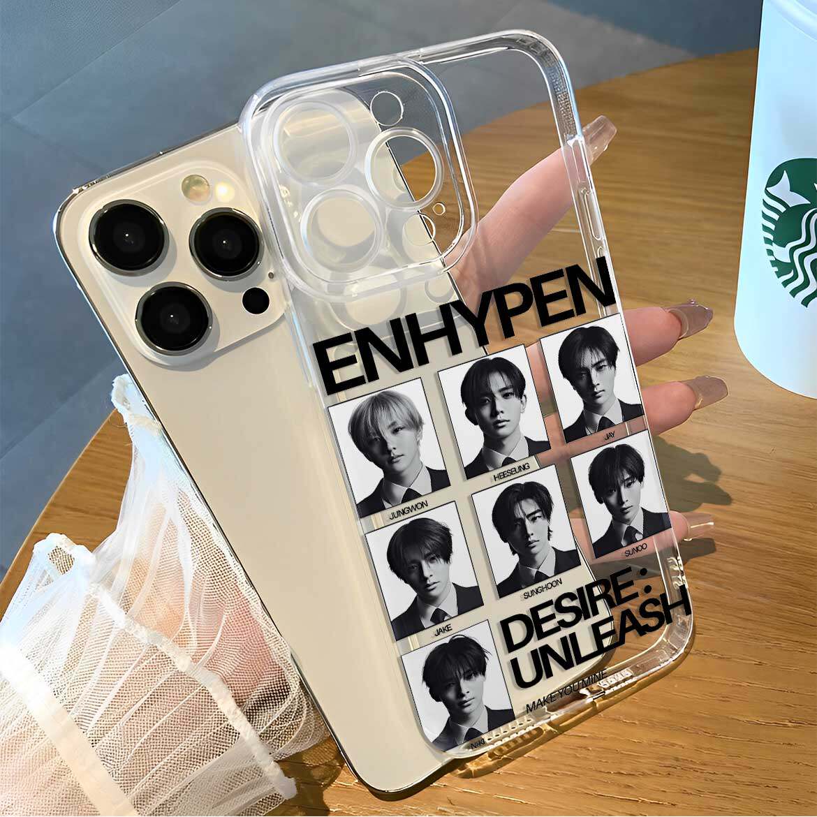 enhypen证件照ins风朴成训金善禹李羲承沈载伦梁祯元西村力朴综星手机壳适用于苹果17华为vivo小米oppo红米